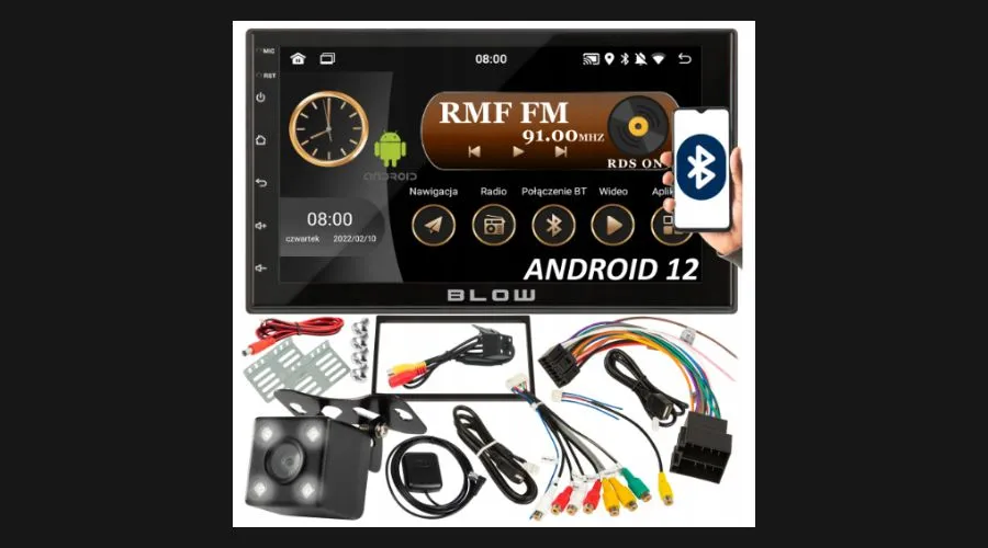 Radio samochodowe 2 DIN WiFi GPS Android Bluetooth