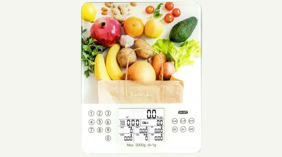 Fit diet scale Kitchen calories 5 kg Touch shows calories