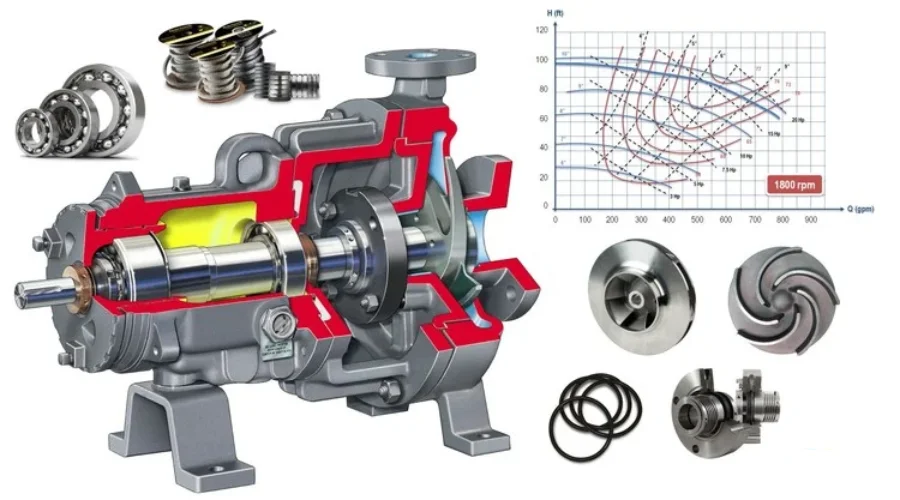 Pompy odśrodkowe: zasady, działanie i konstrukcja
